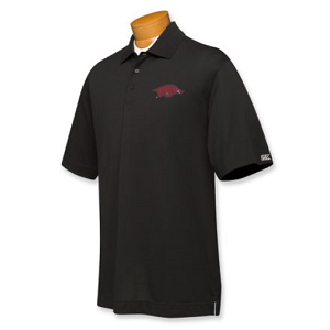 Arkansas Razorbacks Men's CB DryTec Championship Polo - Black